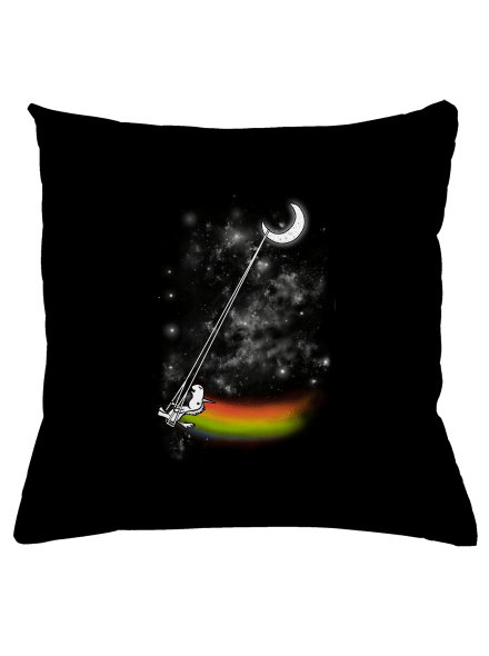 Unicorn universe párna Black