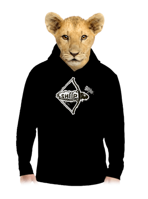  gyerek kenguruzsebes pulóver Black