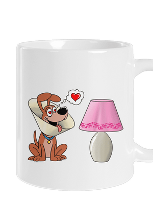 Szerelmes kutya hagyományos bögre White