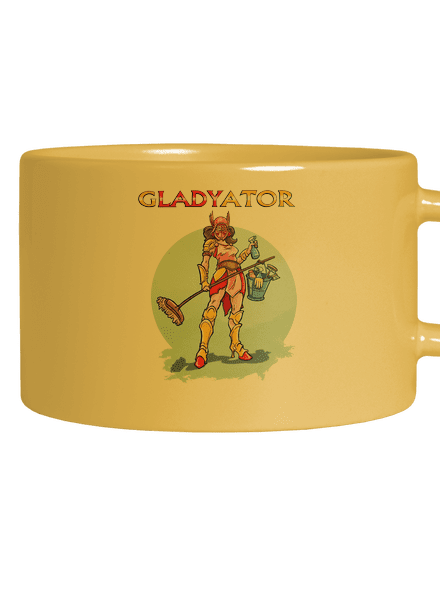 Gladyator macaron bögre Yellow Macaron