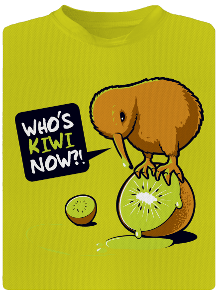 Kivi gyerek sport póló Neon Yellow