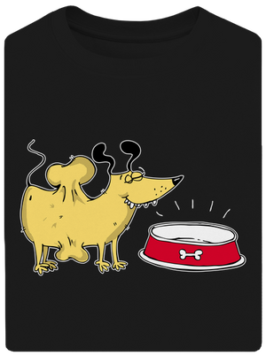 Csont unisex túlméretezett póló Black