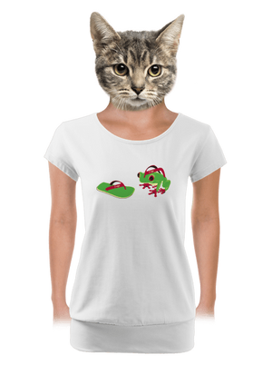 női póló elasztikus alsó szegéllyel