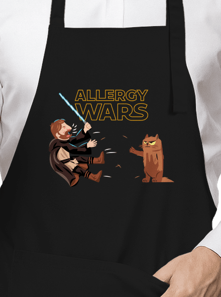 Allergy Wars kötény Black