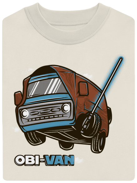 Obi Van unisex crewneck Off White