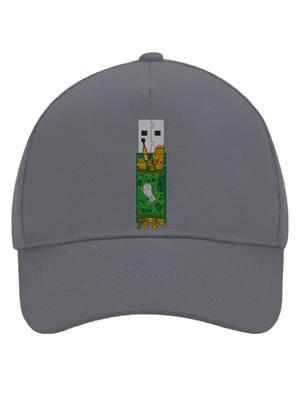 USB city baseballsapka Graphite grey