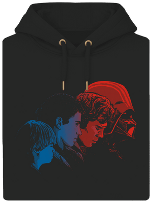 Vaders evolution unisex prémium pulóver Dark Black