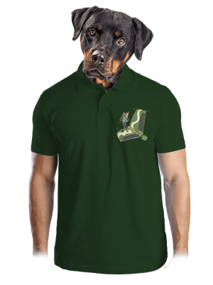 túrázás az övön férfi pólóingek Bottle Green Mal