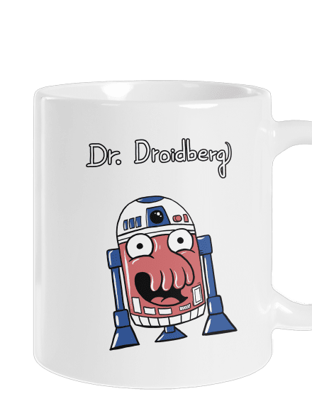Dr. Droidberg hagyományos bögre White