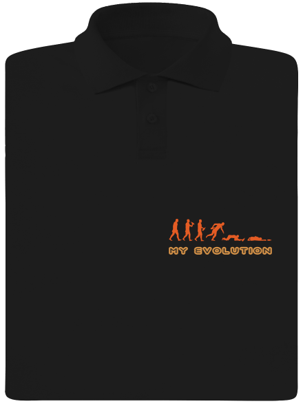 My Evolution férfi pólóingek Black