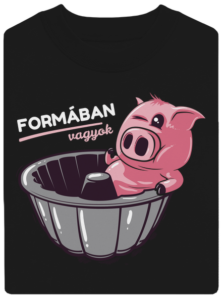 Formában unisex crewneck Black