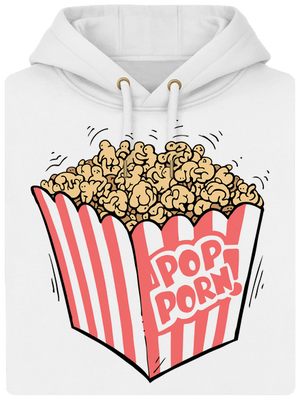 Popporn unisex prémium pulóver Snowwhite