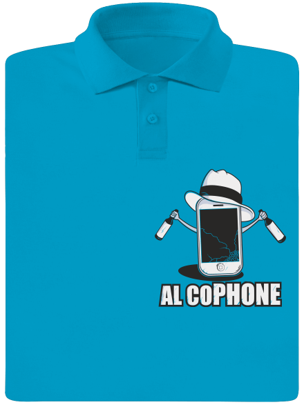 Al Cophone férfi pólóingek Blue Atol