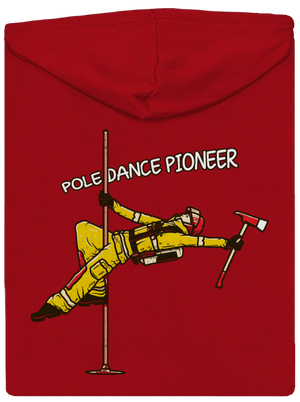  cipzáras férfi pulóver Red