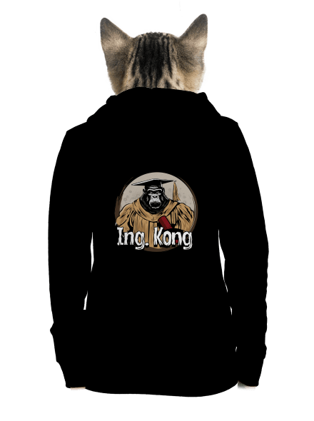 Ing. Kong cipzáras női pulóver Black