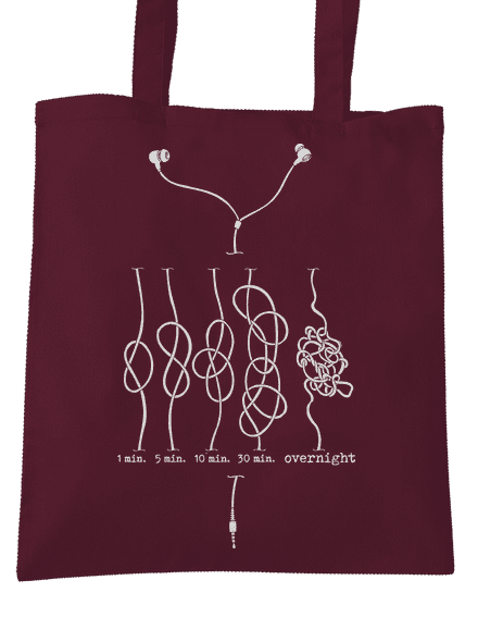 A fonás iskolája táska Burgundy