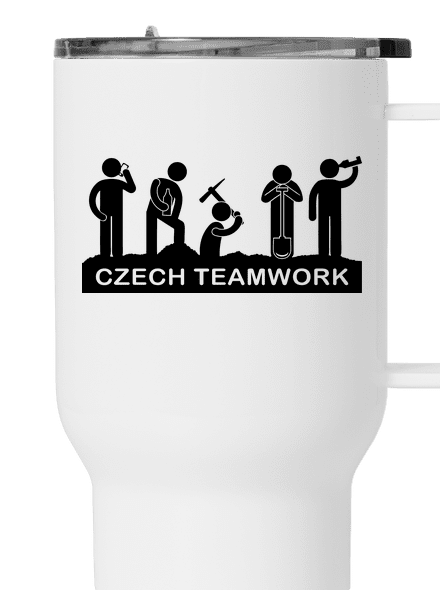 Czech Teamwork termosz bögre White