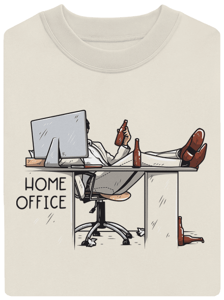 Home office unisex crewneck Off White