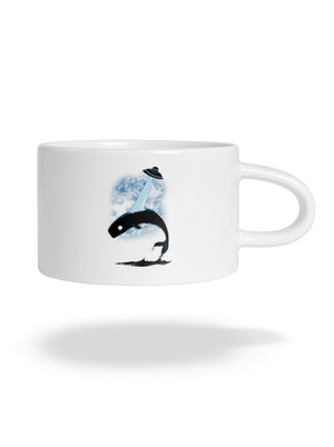 Big fish macaron bögre White