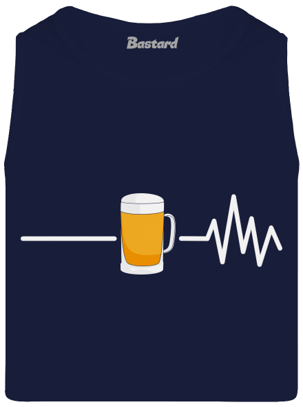 Beer help férfi trikó French Navy