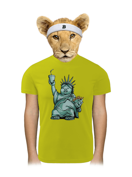 Amerikai bálvány gyerek sport póló Neon Yellow