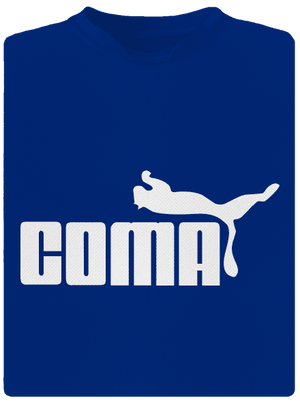 Coma férfi sportpóló Royal Blue Mal