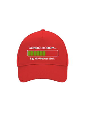 Gondolkodom baseballsapka Classic Red