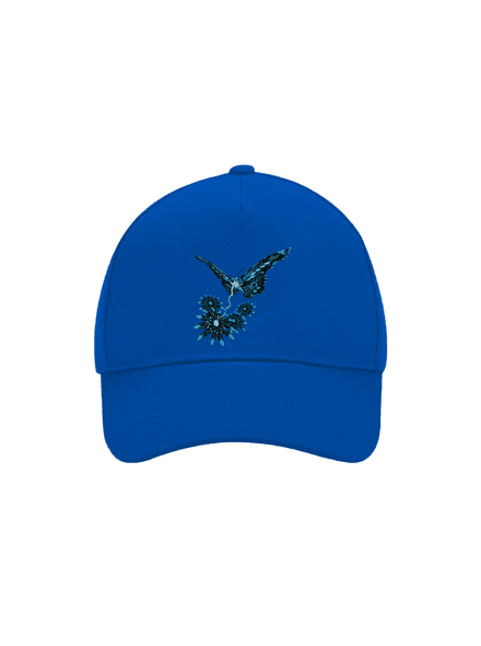Fake nature baseballsapka Bright Royal