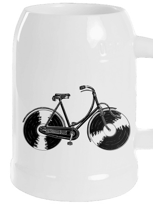 Forgótányér kerék söröskorsó White