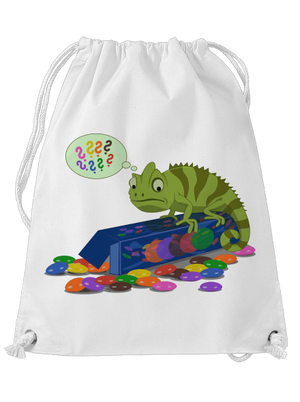 Zavart kaméleon hátizsák White