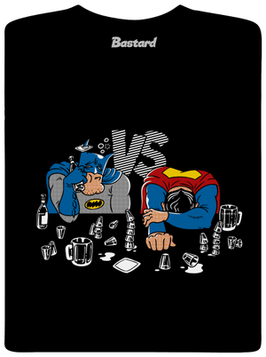 A szuperhősök harca férfi póló Black