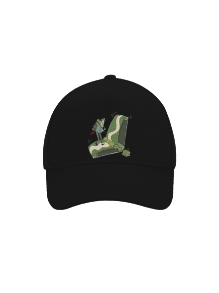 túrázás az övön baseballsapka Black