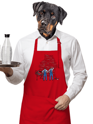 Kőművesek kötény Red