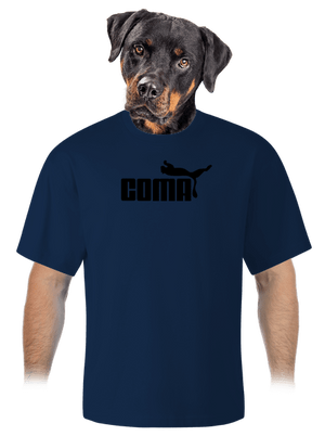 Coma unisex túlméretezett póló Midnight Blue