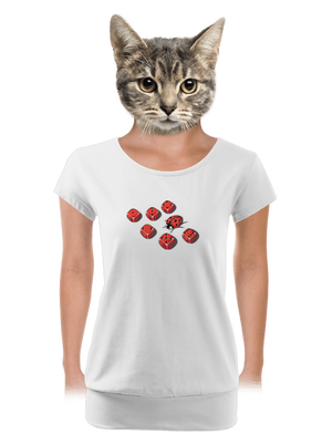 női póló elasztikus alsó szegéllyel