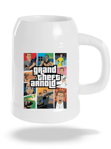 Grand Theft Arnold söröskorsó White
