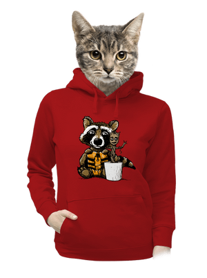 női kenguruzsebes pulóver