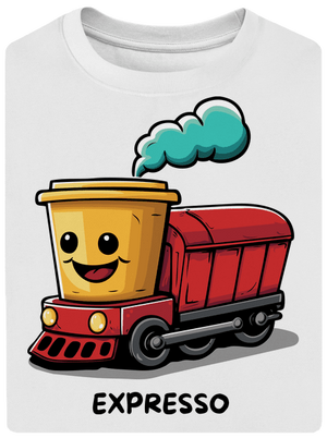 Expresso unisex túlméretezett póló White