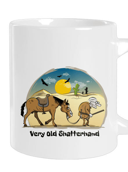 Very Old Shatterhand nagy bögre White