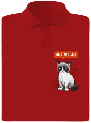 Grumpy férfi pólóingek Red Mal