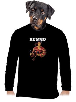  férfi hosszú ujjú póló Black