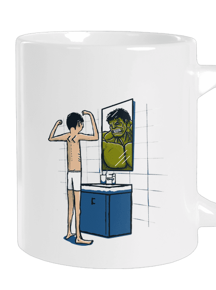 Hulk nagy bögre White