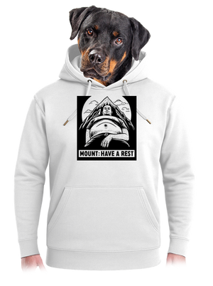 Mount have a rest unisex prémium pulóver Snowwhite