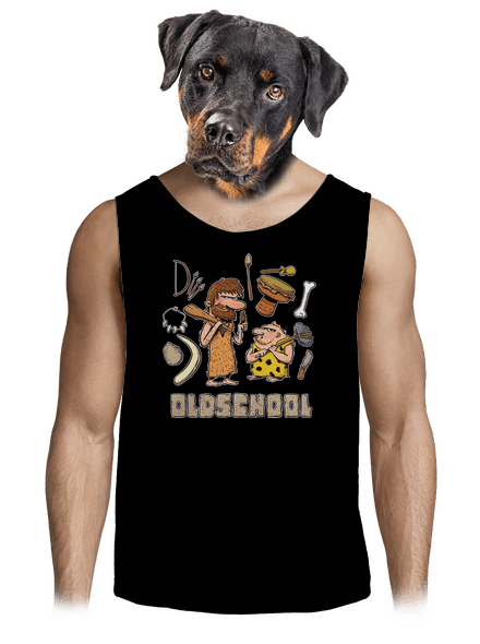 Oldschool férfi trikó Black