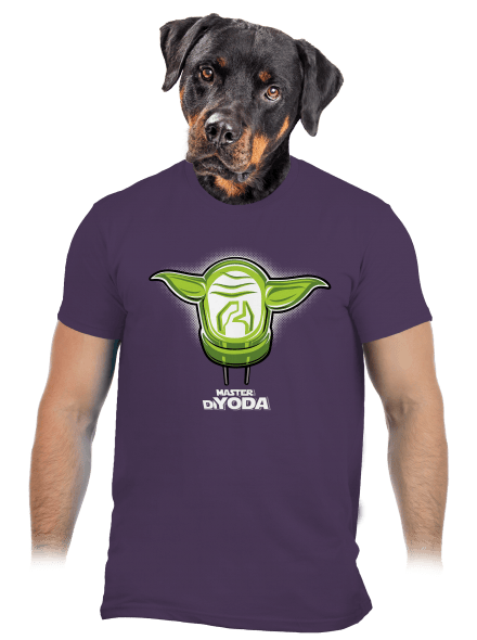 Master DiYoda férfi póló Urban Purple