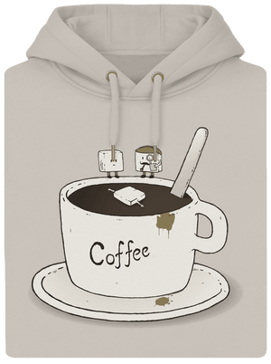 Ki ölte meg a cukrot? unisex prémium pulóver Pastel Macchiato