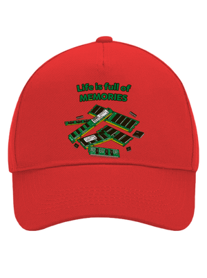 Memóriában tárolva baseballsapka Classic Red