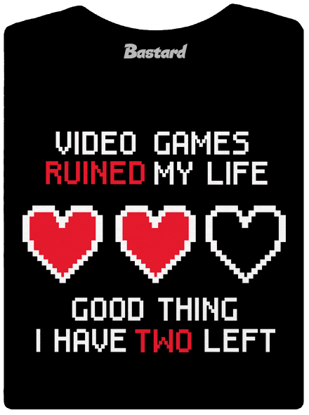 Video games prémium női póló Black