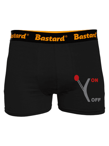 On Off boxeralsó Black