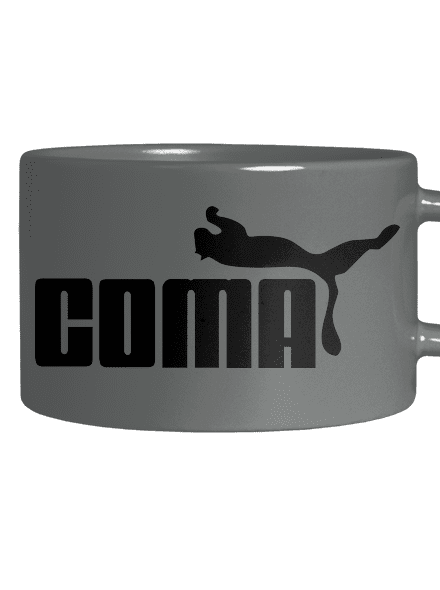 Coma macaron bögre Grey Macaron